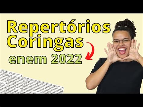 Repert Rios Coringas Para Reda O Enem Youtube