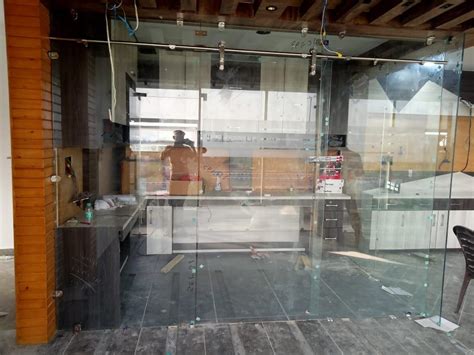 Mm Frameless Glass Partition Mm At Sq Ft In Ghaziabad Id