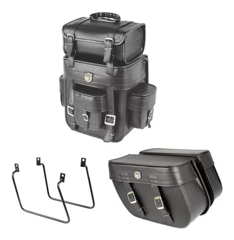 Kit Viagem Moto Bolsa Alforge Afastador Kasinski Mirage 650