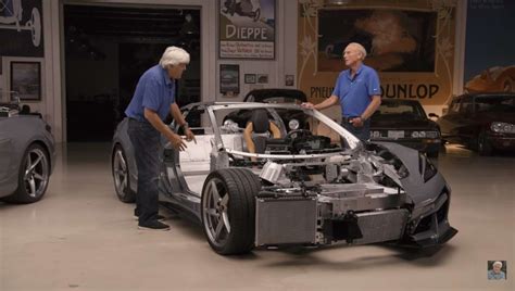 Jay Leno Tadge Juechter Chevrolet Corvette E Ray October 2023 Jay Lenos