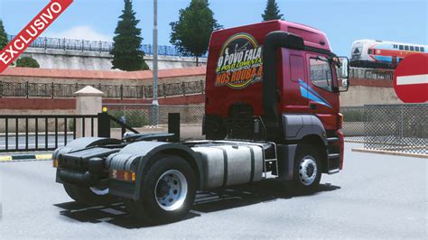 Skin Mb Axor Faixa Azul E Adesivo Qualificado Truckers Of Europe