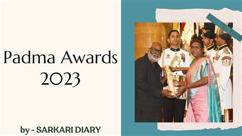 Padma Awards 2023 Full List - Static GK - Sarkari Diary