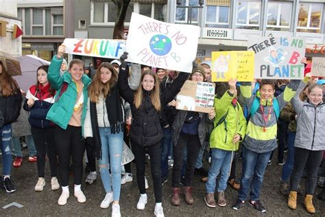 Fridays For Future Demo In Esslingen