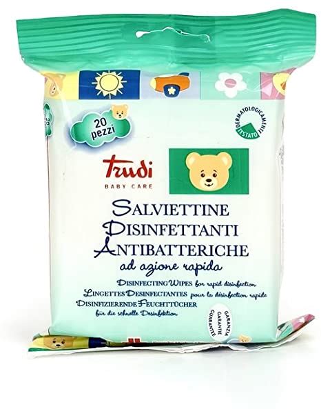 Richiamate Salviette Disinfettanti Antibatteriche Trudi Baby Care