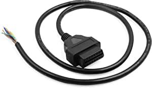 Amazon Uxcell OBDII OBD2 Female Connector Cable Pigtail 16 Pin Car