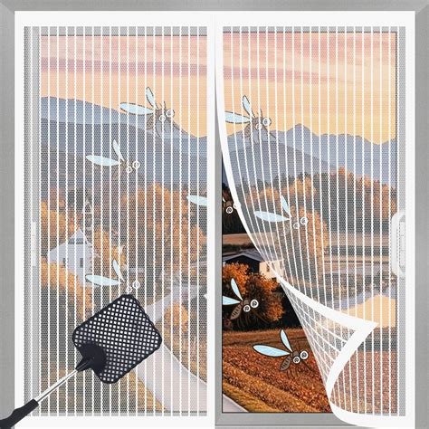 Magnetic Screen Doors Magnetic 82 x 125 cm, Easy to Install Without