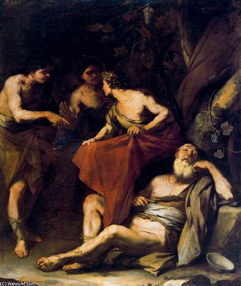 油畫 挪亚醉酒 通过 Luca Giordano 1634 1705 Italy WahooArt