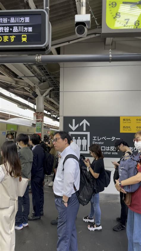 Yamanote Line At Rush Hour Rtrains