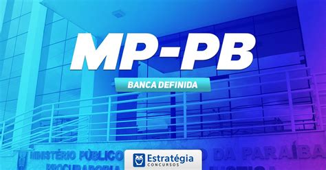 Concurso MP PB FCC é confirmada como banca organizadora