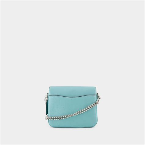 Cassie 19 Crossbody Bag Coach Leather Blue