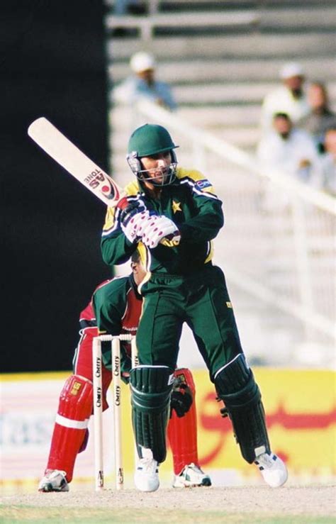 Abdul Razzaq attempts an on drive | ESPNcricinfo.com