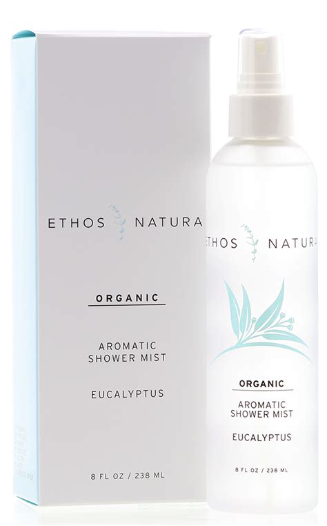 Organic Eucalyptus Aromatic Shower Mist Spray Ethos Natura