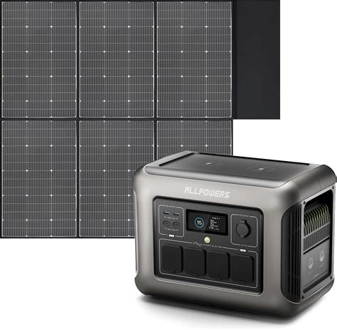 ALLPOWERS R1500 1152Wh Power Station Portatile Con Pannello Solare Da