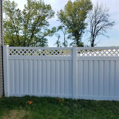 Weatherables Clearwater Ft H X Ft W White Vinyl Privacy Fence