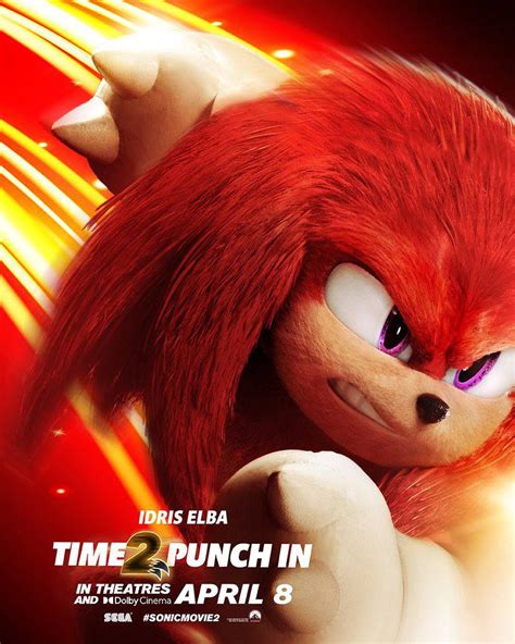 New Knuckles character poster for Sonic the Hedgehog 2 : r/SonicTheHedgehog