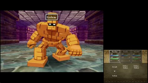 Dragon Quest VII 3DS Commentary 007 The Tower Golem And Crabble