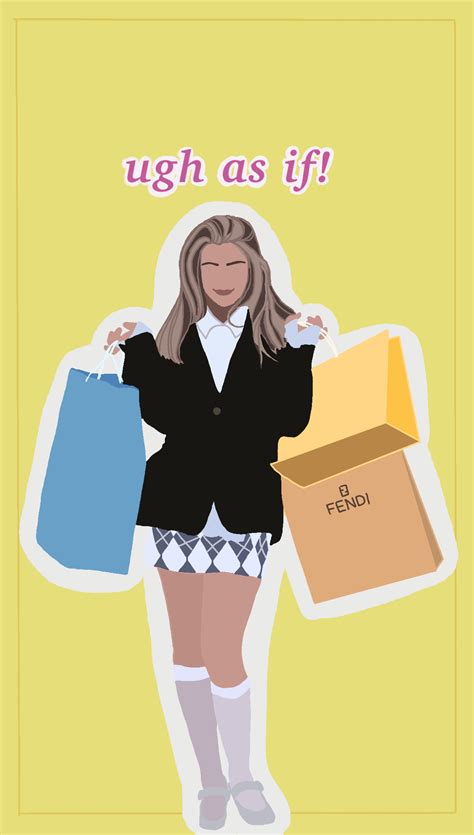 Cher Horowitz Clueless Clueless Movie Poster Minimalist Movie Art