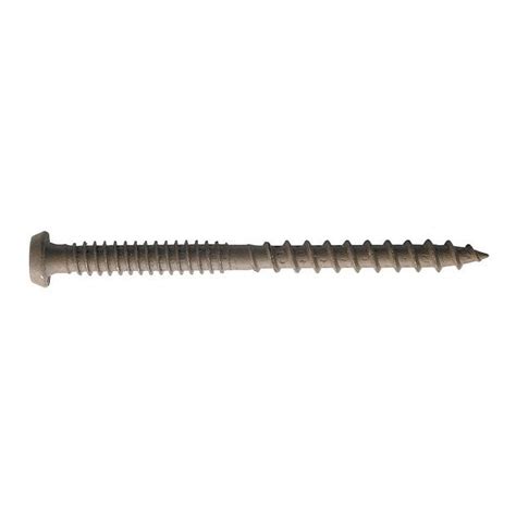 Senco 08s250w497 2 12 In 8 Exterior Brown Composite Decking Screws 800 Pack