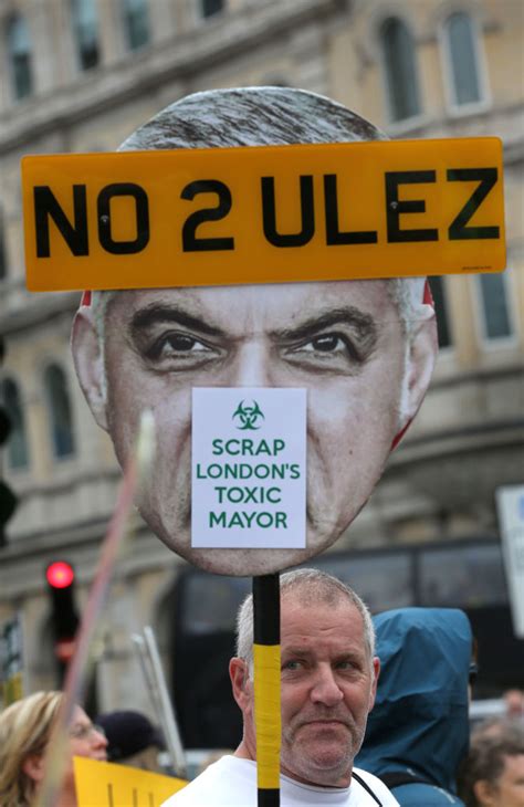 Londoners Attacking Mayor Sadiq Khans Dystopian Low Traffic Ulez Spy