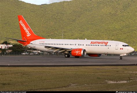 C Ftxe Sunwing Airlines Boeing 737 8 Max Photo By Erwin Van Hassel Id 1424398