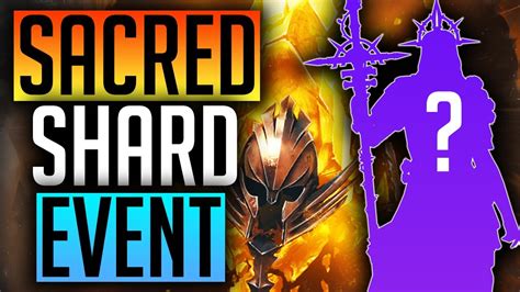 BIG SACRED SHARD EVENT THIS WEEKEND Raid Shadow Legends YouTube