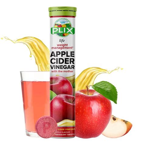 Plix Life Apple Cider Vinegar Effervescent Tablets Nutrabay™