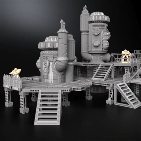 3d Printable Openlock Modular System For Necromunda By Kino Prados Cordon