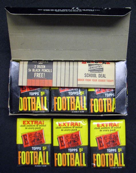 Vintage Pack Facts 1961 Topps Football