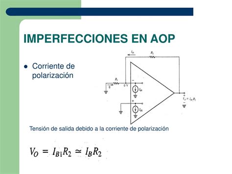 PPT Amplificadores Operacionales PowerPoint Presentation Free