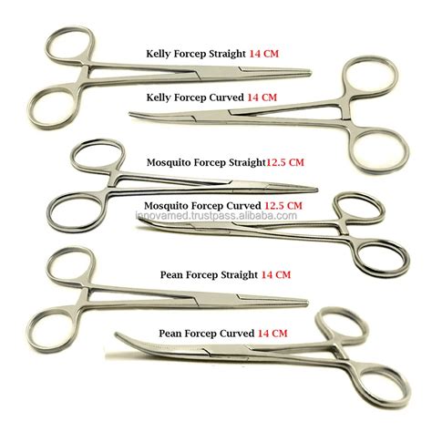 The Basis Of Surgical Instruments Use For Surgery Stainless Steel Hemostatic Kelly Forceps By