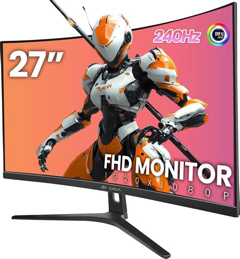 Amazon CRUA 27 Inch Curved Gaming Monitor Full HD 1920x1080P VA