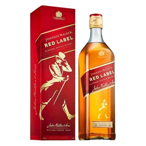 Johnnie Walker Red Label Litro Guateselectos Guatemala