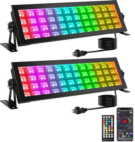 Amazon OPPSK LED Stage Wash Light Bar 33IN 72W 24LEDs RGB IP65