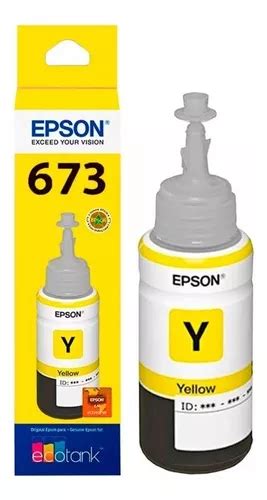 Tinta Impresora Epson T673 Amarillo 70 Ml MercadoLibre