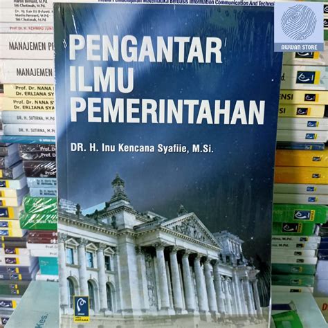 Jual Pengantar Ilmu Pemerintahan Inu Kencana Syafii Shopee Indonesia