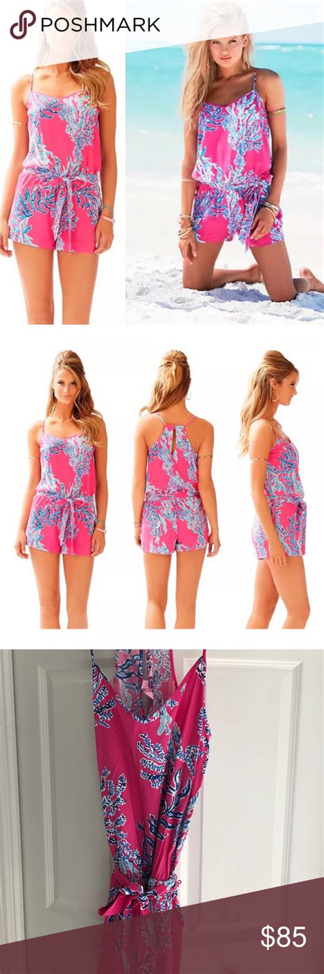 Lilly Pulitzer Dusk Romper Rompers Lilly Pulitzer Lillies