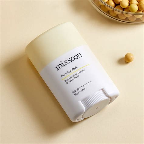 mixsoon bean sun stick creme solaire stick au soja ma petite coree