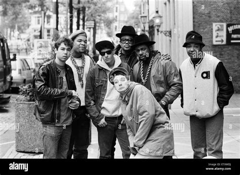 The Beastie Boys In Amsterdam With Members Of Run Dmc 22nd May 1987