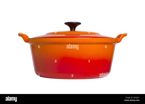 Old Cooking Pot Isolated Stock Photo Alamy