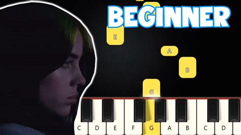 Everything I Wanted Billie Eilish Beginner Piano Tutorial Easy