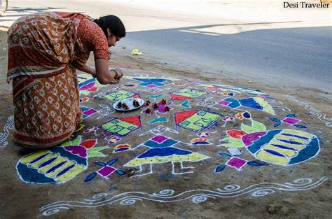 Sankranthi Rangoli Traditional