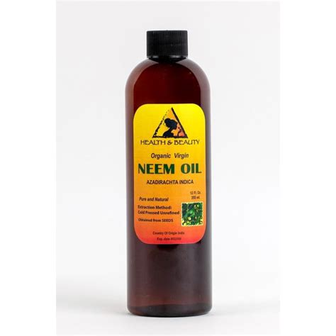 NEEM OIL ORGANIC UNREFINED CONCENTRATE VIRGIN COLD PRESSED RAW PURE 24