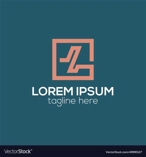 L Letter Modern Logo Design Concept Royalty Free Vector