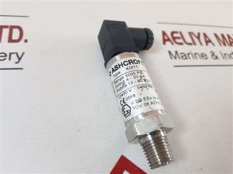 Ashcroft Km11 Pressure Transducer 5000 Psi Aeliya Marine