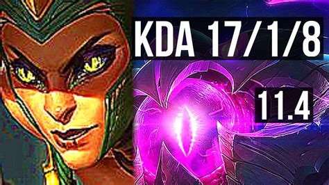 CASSIOPEIA Vs VEL KOZ MID 17 1 8 Legendary 6 Solo Kills 400