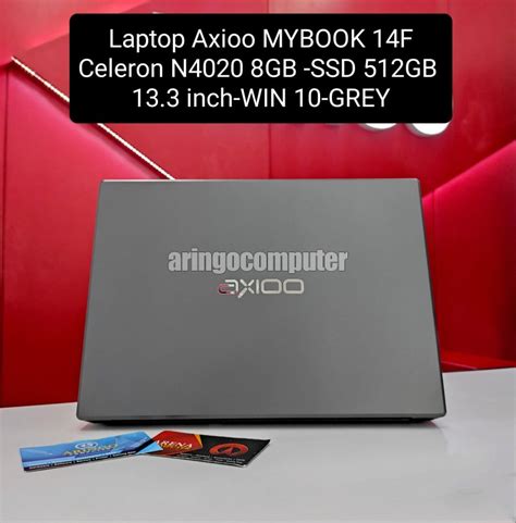 ARINGO Laptop Axioo MYBOOK 14F Celeron N4020 8GB SSD 512GB 13 3