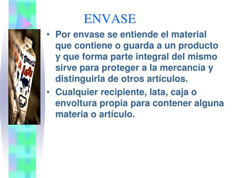 Ppt Envase Empaque Embalaje Y Etiqueta De Un Producto Powerpoint