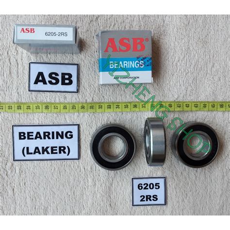 Jual BEARING ATAU LAKER 6205 2RS MERK ASB Shopee Indonesia