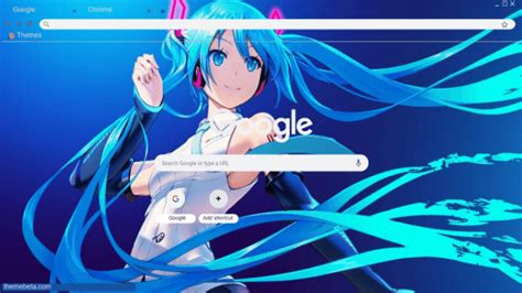 Vocaloid Chrome Theme Themebeta