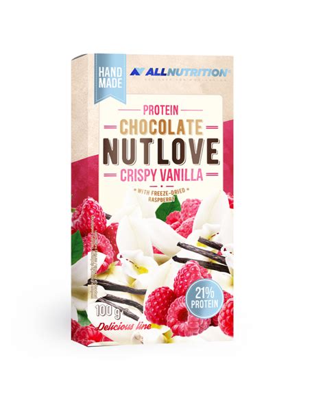 ALLNUTRITION PROTEIN CHOCOLATE NUTLOVE CRISPY VANILLA 100 G ALLNU